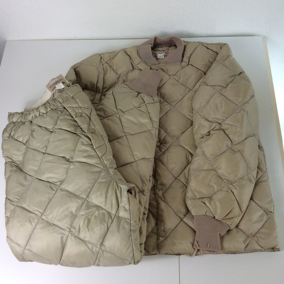Eddie Bauer Other - Eddie Bauer Vintage Goose Down Undergarments Jacket & Pants Insulated Set 60s